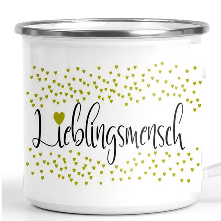 Zarto GmbH - Wholesale Coffee Mug - ENAMEL MUG Gift Favorite Person - Enamel Cup2