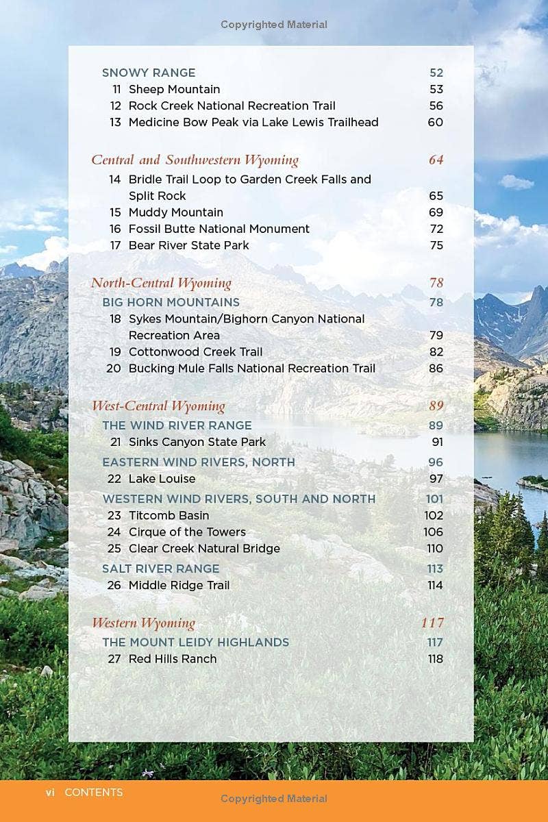 REMOVED BRAND - Wholesale Nature & Outdoors - Hiking Wyoming: A Guide to the State's Greatest Hiking2