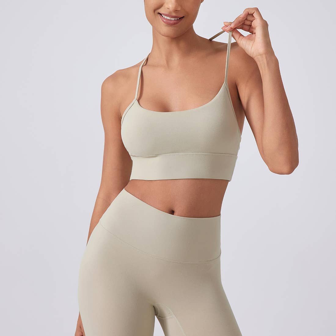 Sodalemon – Sutiã desportivo - Mulher por atacado – Top de Yoga Feminino com Bojo, Costas em Y e Tecido Elástico Respirável20