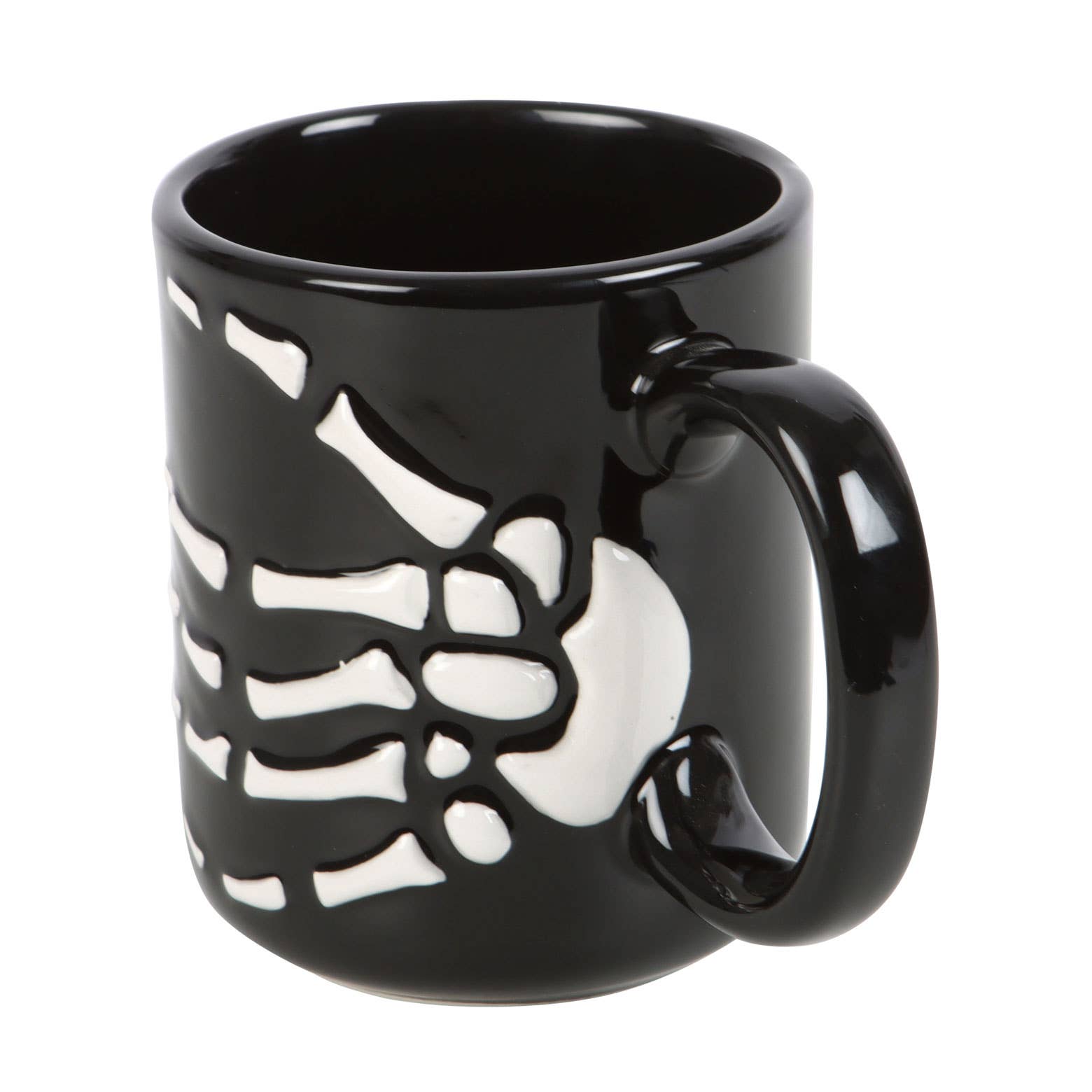 Something Different Wholesale - Wholesale Coffee Mug - Gothic Halloween Skeleton Hand Mug1