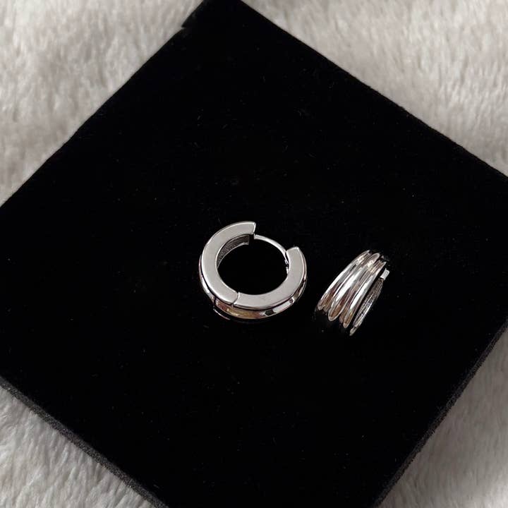 Miami Hoops- Silver for wholesale by Namaste Jewelry