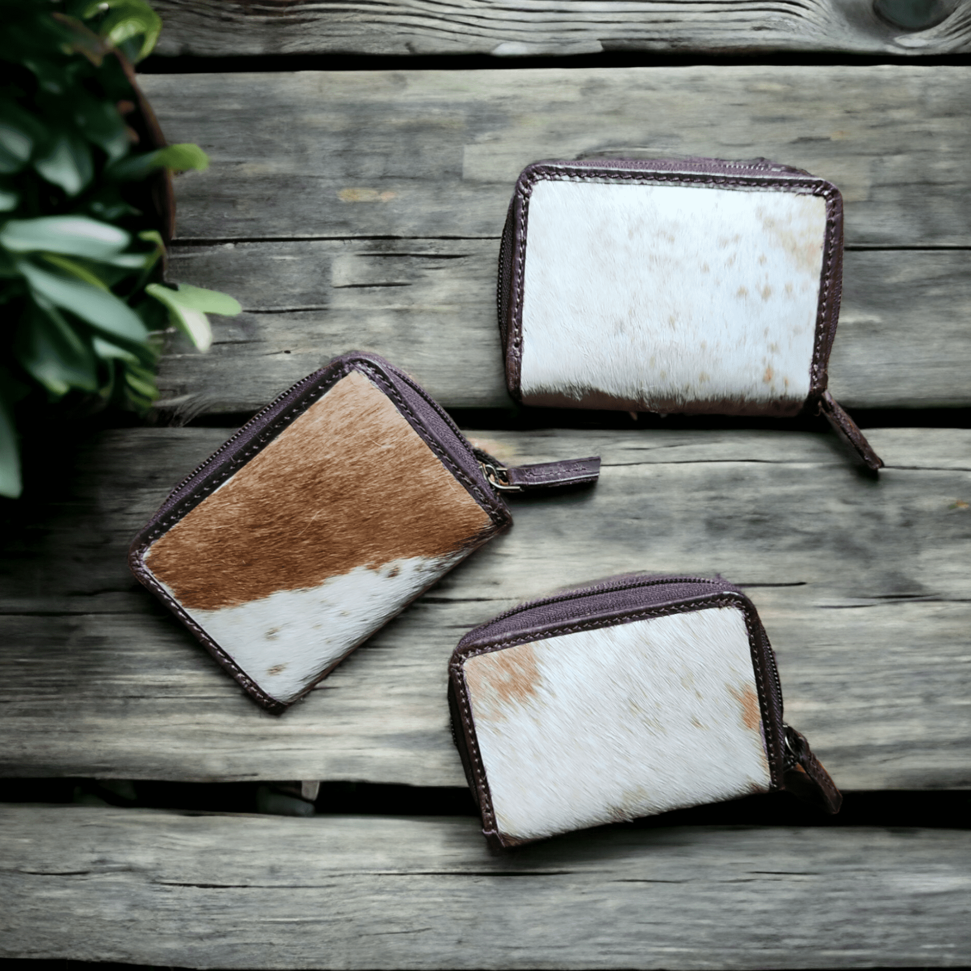 Ranch Junkie - Wholesale Wallet - Women's - Cowhide Credit Card Wallet Cowhide Wallet Small Leather Highlands Wallet1