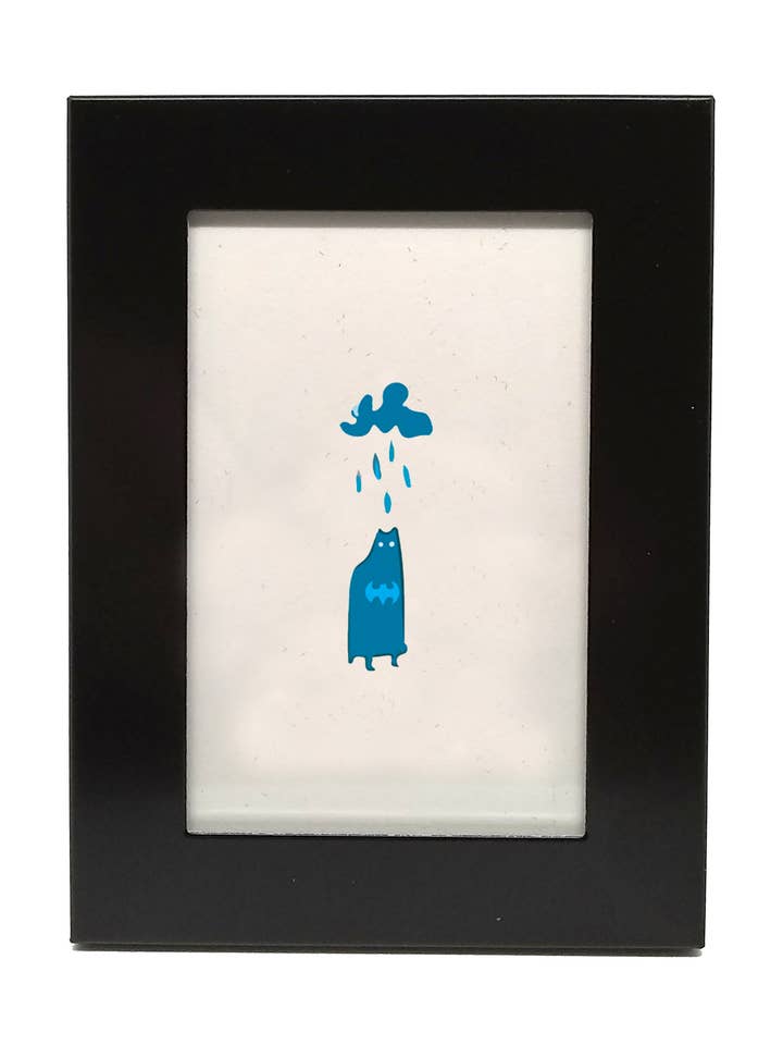 Tiny Framed Thing - Sad Batman for wholesale by Ain't So Bad Goods LLC