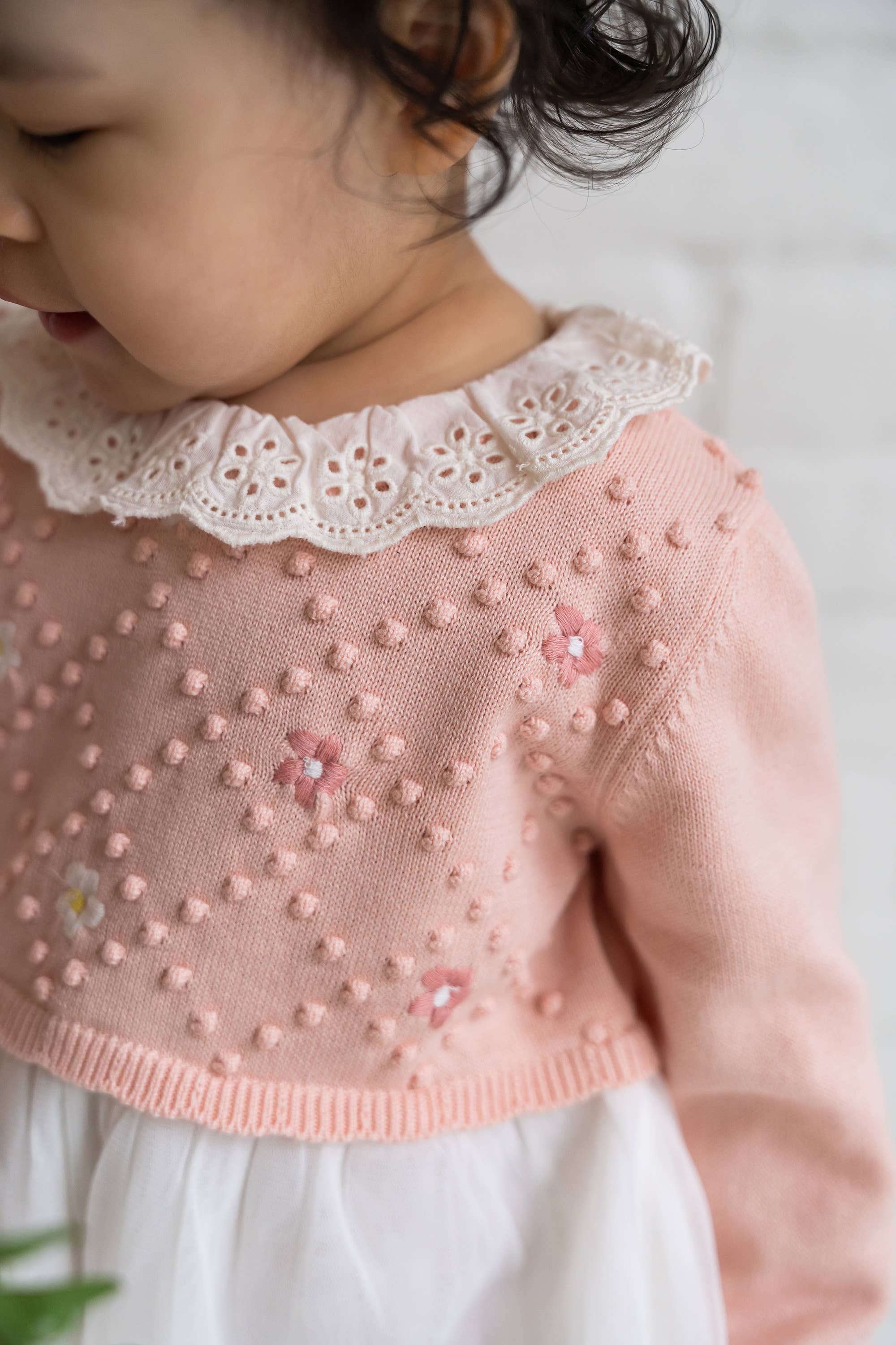 Viverano Organics - Wholesale Dress - Baby - Floral Embroidered Knit Tutu Dress (Organic Cotton)13