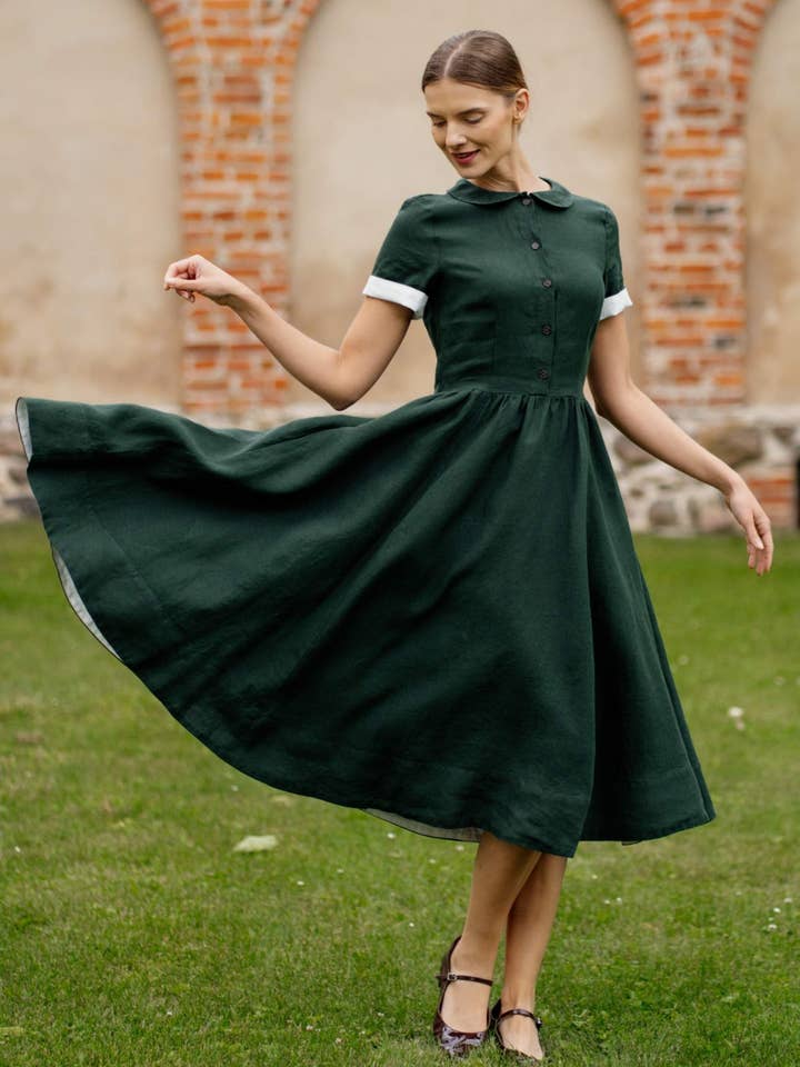 Abito classico, manica corta per la vendita all'ingrosso da parte di Son de Flor