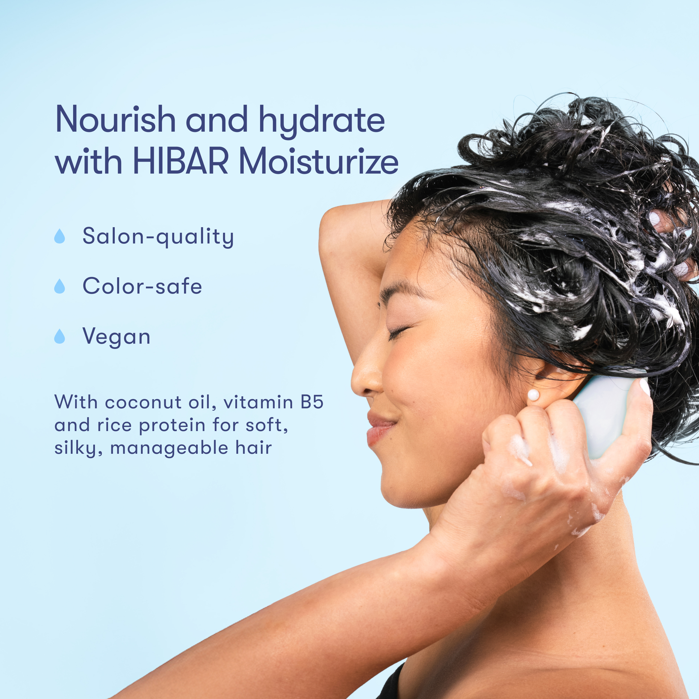 HiBAR - Wholesale Shampoo Puck/Solid Shampoo - Fragrance-Free Moisturize Shampoo1