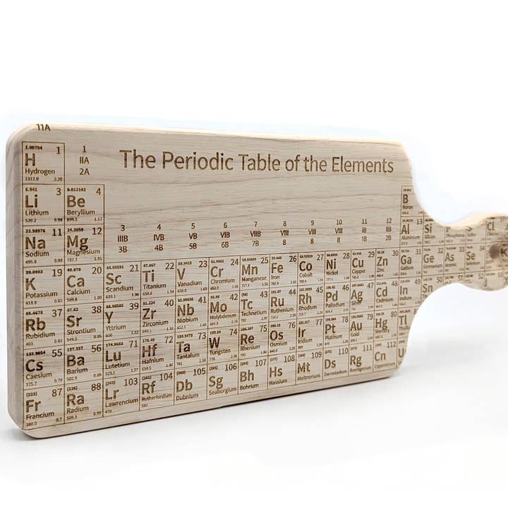 LumEngrave - Wholesale Cutting Board - PERIODIC TABLE OF ELEMENTS Laser Engraved Wood Cutting Board