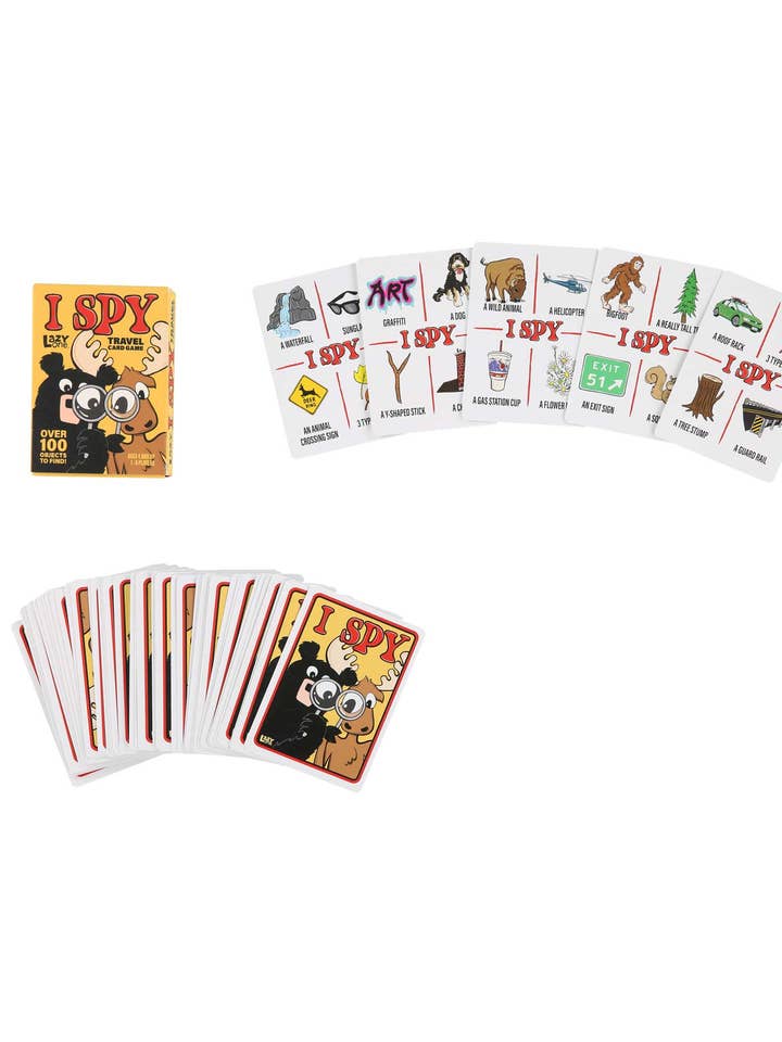 I Spy Card Game for wholesale by Lazy One