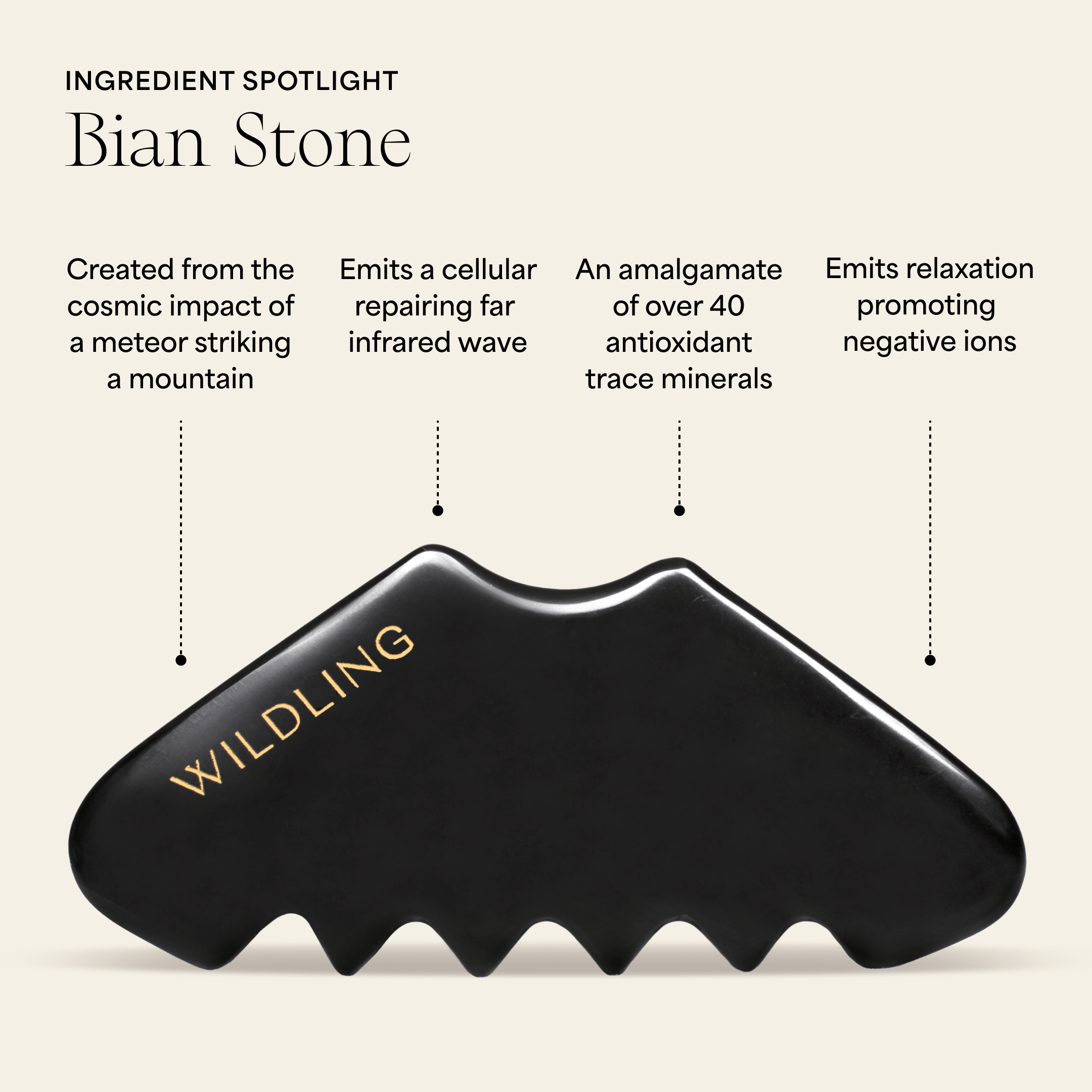 Wildling - Venta al por mayor Cepillo/peine - Peine estimulante para el cuero cabelludo Empress Gua Sha6