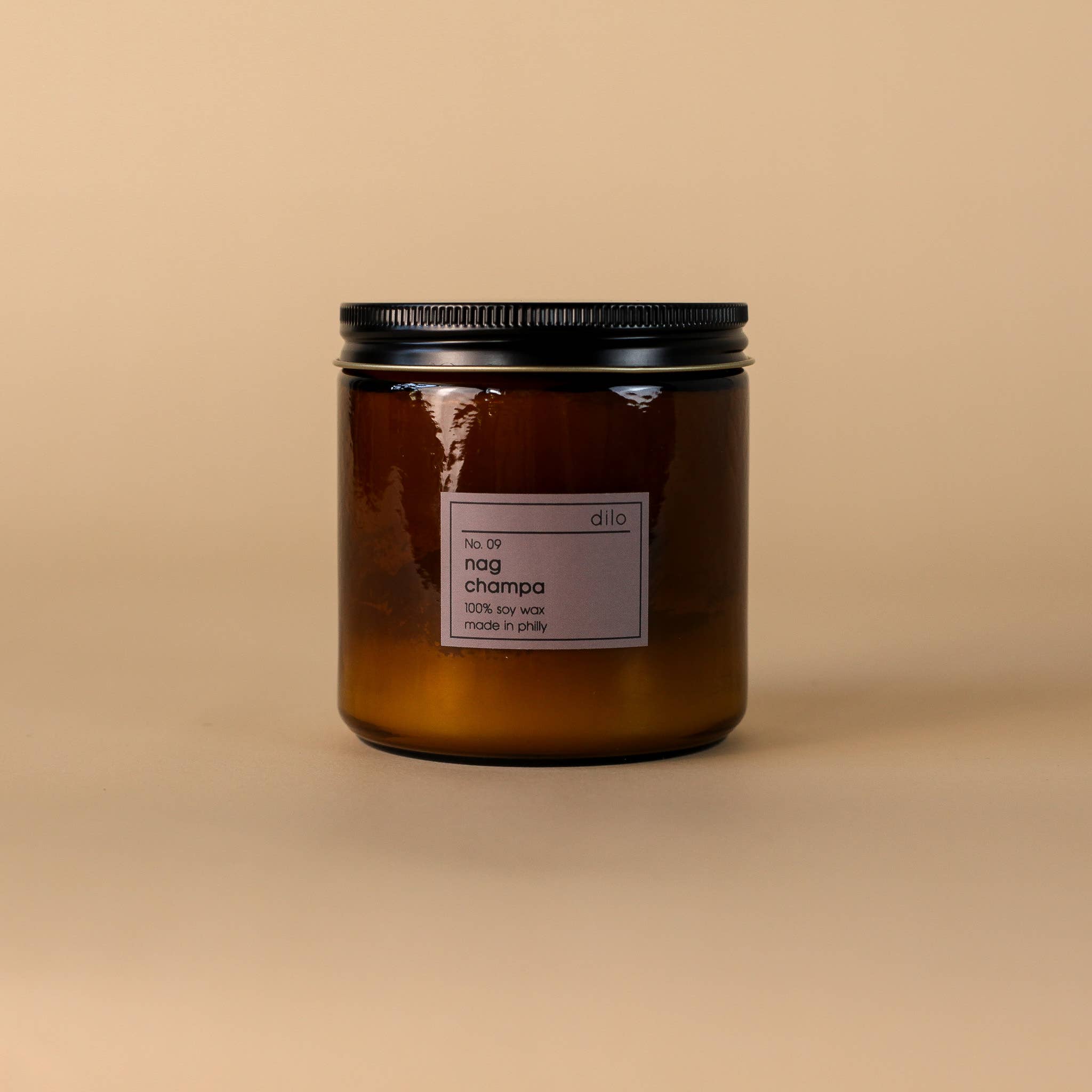 dilo - Vente Bougie en bocal - N°09 Nag Champa Bougie - 3 tailles3