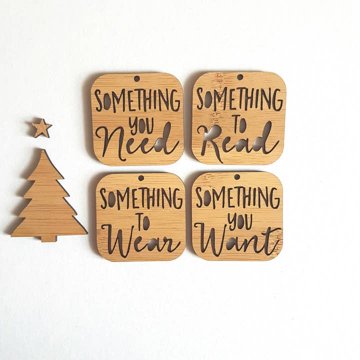 Little Birdy Finds - Wholesale Gift tag - Something You Need-Something To Read-Something To Wear-Something You Want-1