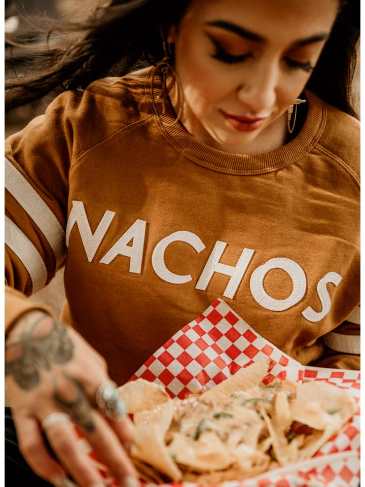 Pyknic - Wholesale Graphic Sweatshirt - Unisex - Nachos Crewneck Sweatshirt6