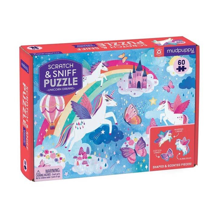 Chronicle Books - Wholesale Puzzle - Kids - Unicorn Dreams Scratch and Sniff Puzzle0