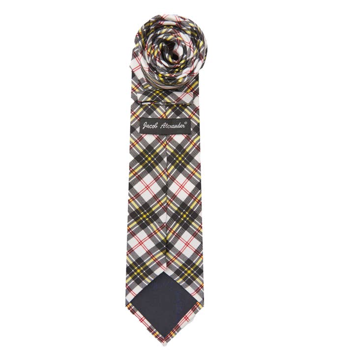 Jacob Alexander – wholesale Necktie – Men’s – Men's Woven Royal Tartans Plaid Tie13