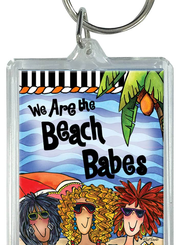 Beach Babes Keychain for wholesale by Suzy Toronto Wholesale