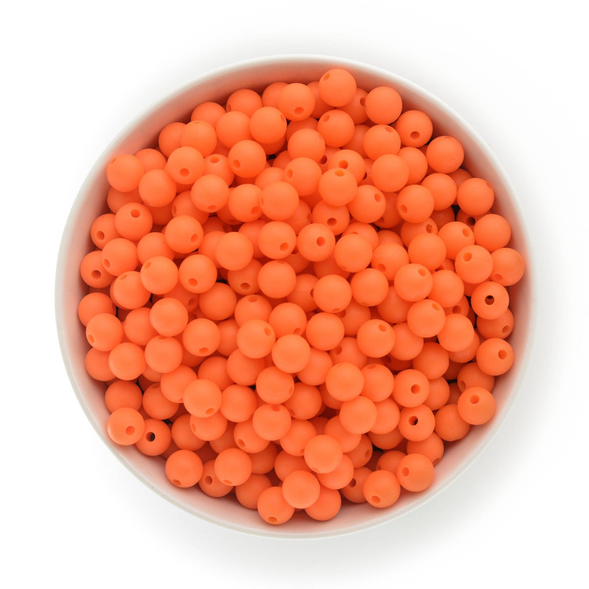 Cara & Co Silicone Craft Supply – Missangas por atacado – Contas redondas de silicone de 9 mm63