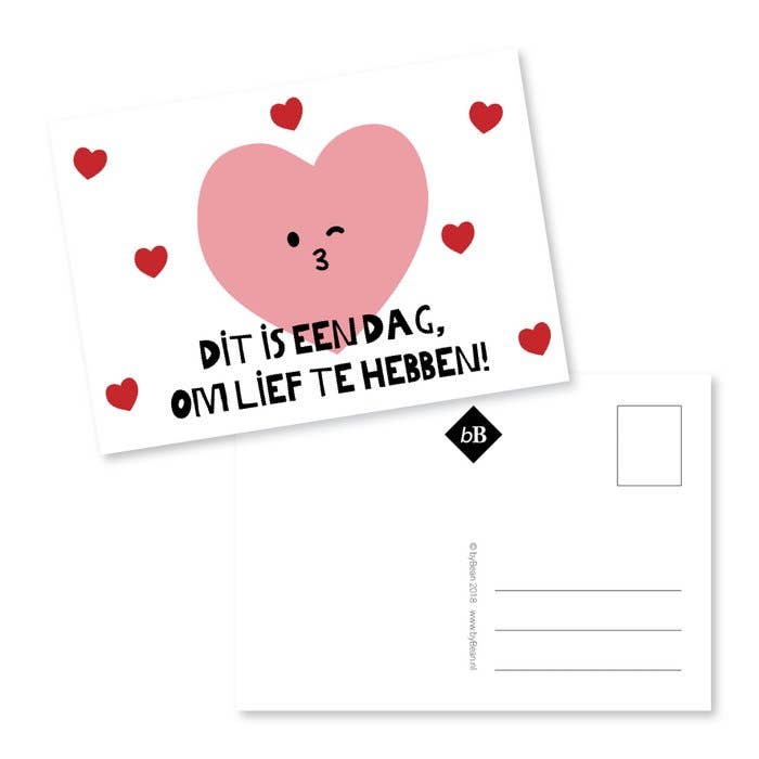 Karte: Dies ist ein Tag zum Lieben! für den Großhandel von byBean