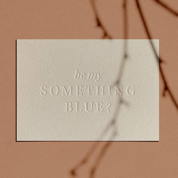 Sii il mio Something Blue? Carta tipografica per la vendita all'ingrosso da parte di Abbey Ratcliff