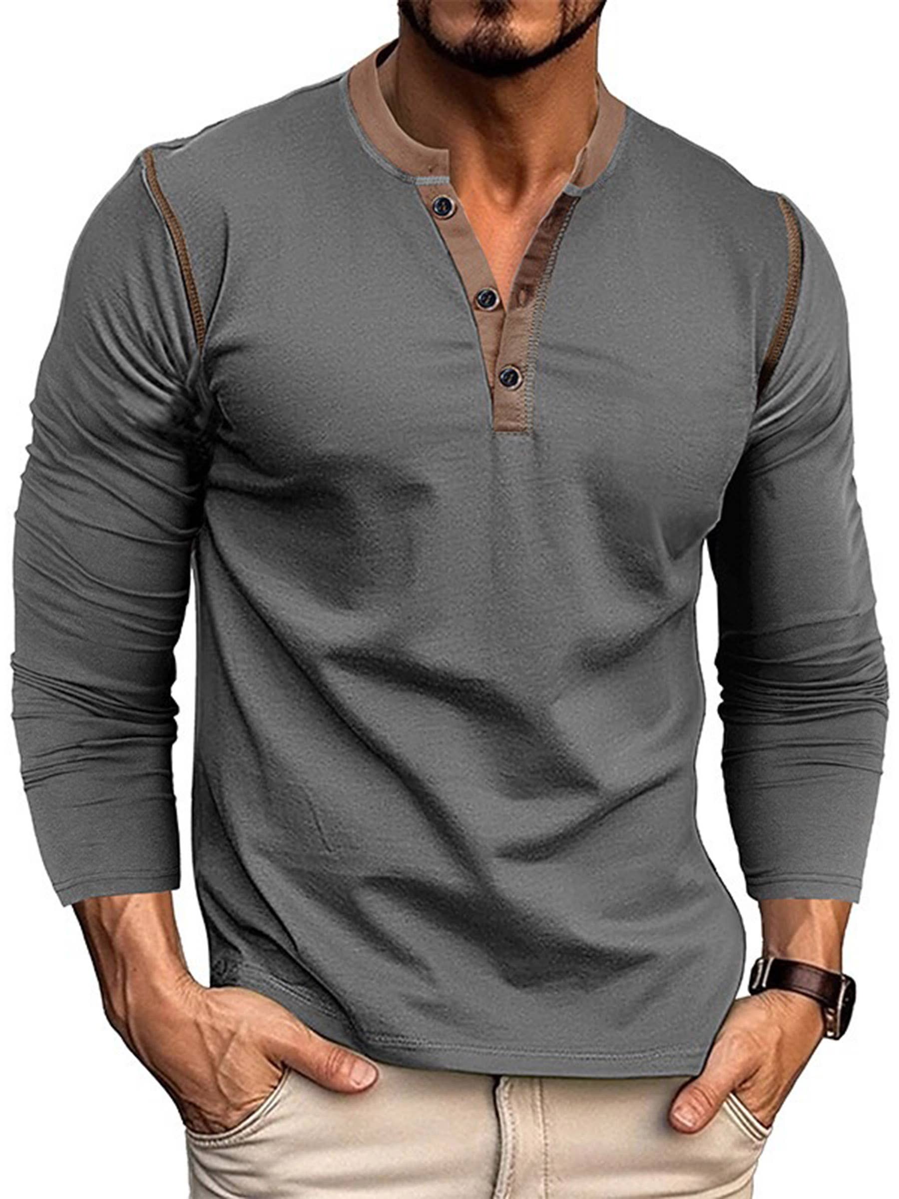 Wholesalesir - Vente T-shirt – homme - T-shirt Henry à manches longues3