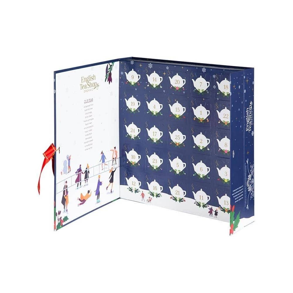 mOrganics Beauty - Wholesale Advent Calendar - English Tea Shop Christmas Night Blue Advent Tea Calendar 251