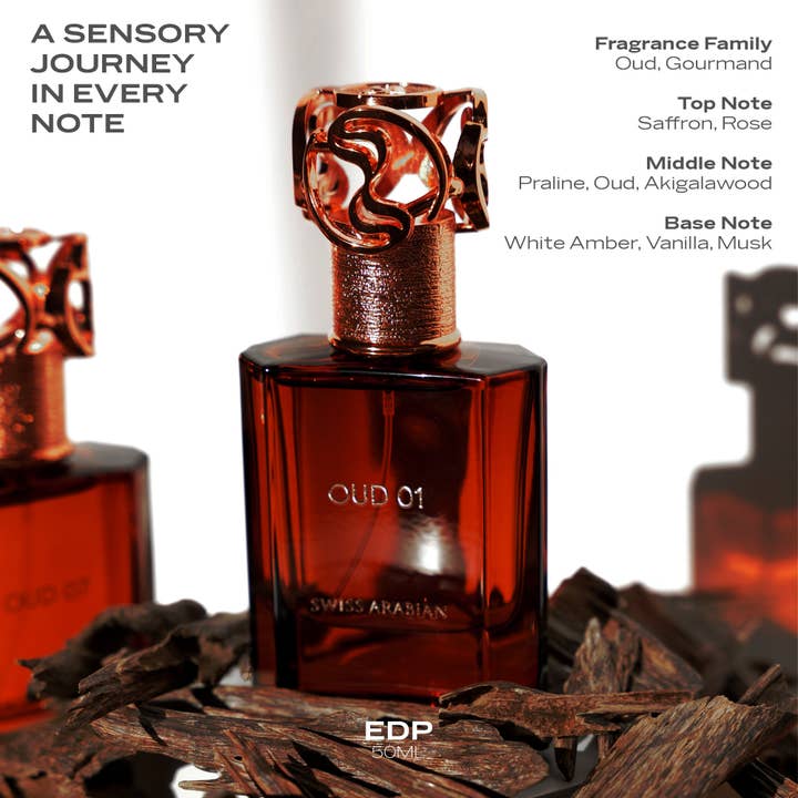 SWISS ARABIAN - Wholesale Perfume/eau de toilette - Swiss Arabian Oud 01 Luxury Eau de Parfum for Unisex 50ml1