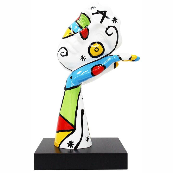 ANSIKTET ALUCI - Handmålad konstfigur för wholesale av JULIARTE