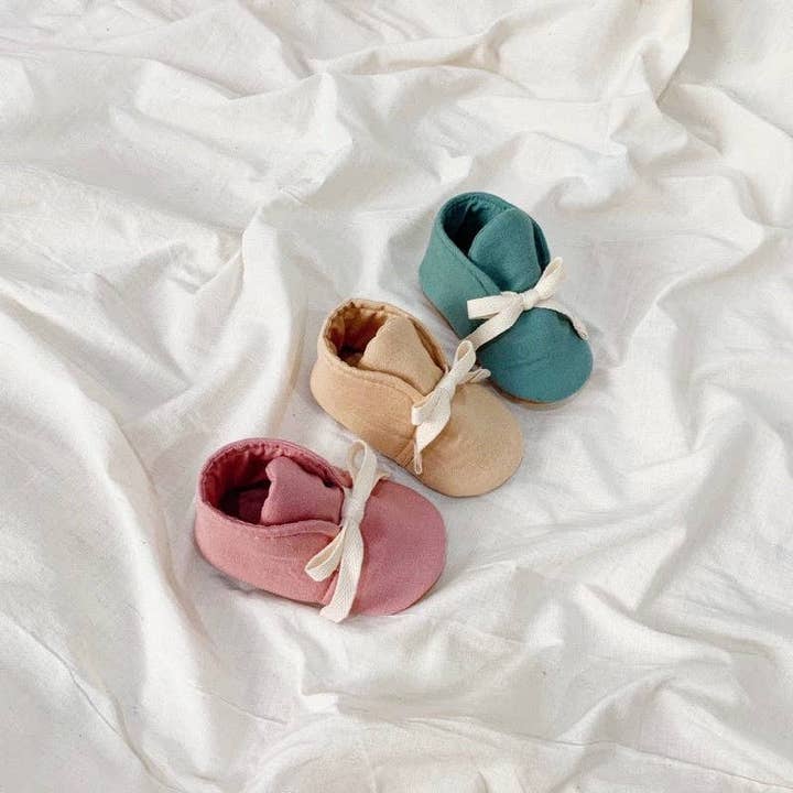 Little Tijn - BohoPanna NL - Wholesale Schoentjes/slofjes - Baby - Hi-Top babyslofjes van biologisch katoen