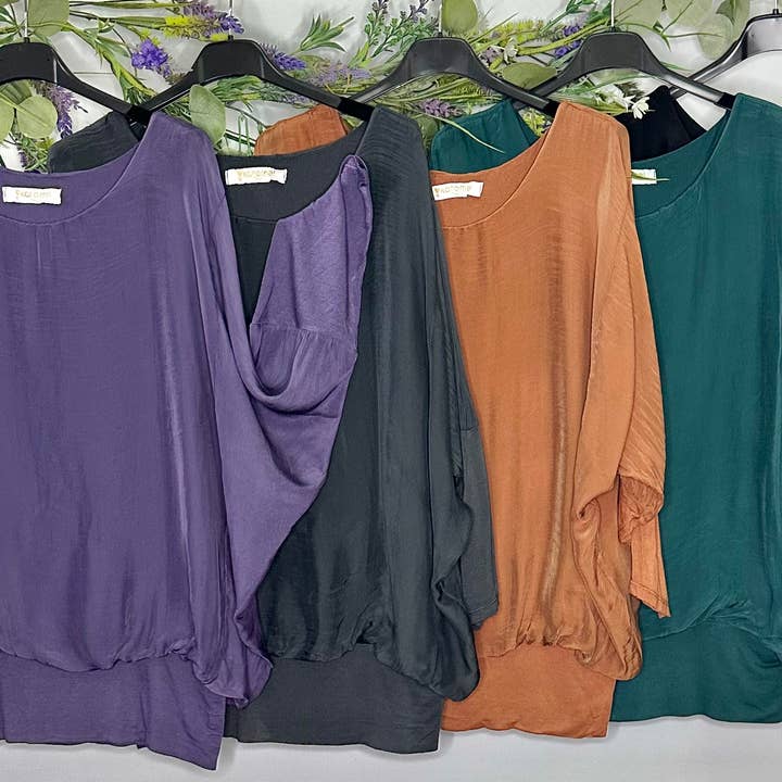 Silk Banded Top with Longsleeve
No Tariffs Will Be Added for wholesale by Karamel Collection