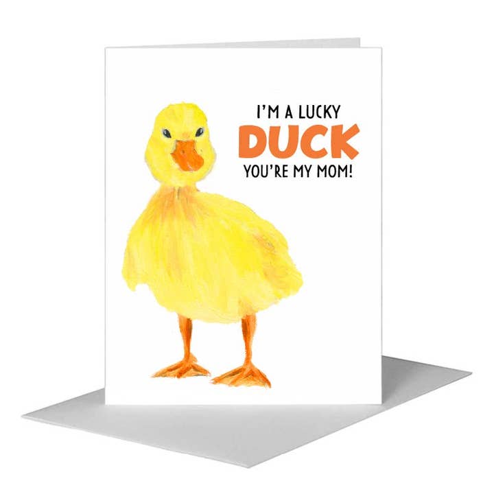 Duckling, Greeting Card (#8308B) for wholesale by Printed Canvas