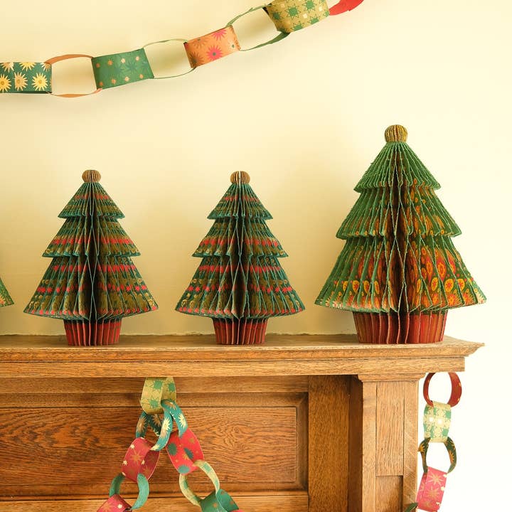 East End Press - Wholesale Christmas Decoration - Fir Tree Honeycomb23