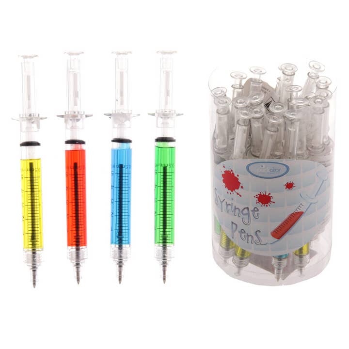 Novelty Syringe Pen for wholesale by Puckator Ltd