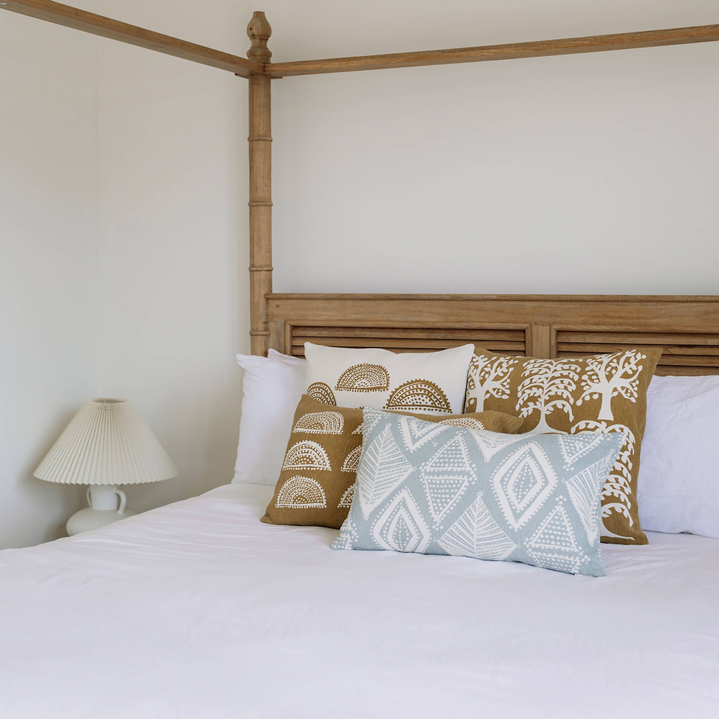 NAKI & SSAM INC. - Wholesale Throw Pillow Cover - Meraki Collection 24in.x14in. Gond Art-Inspired Arabesque18