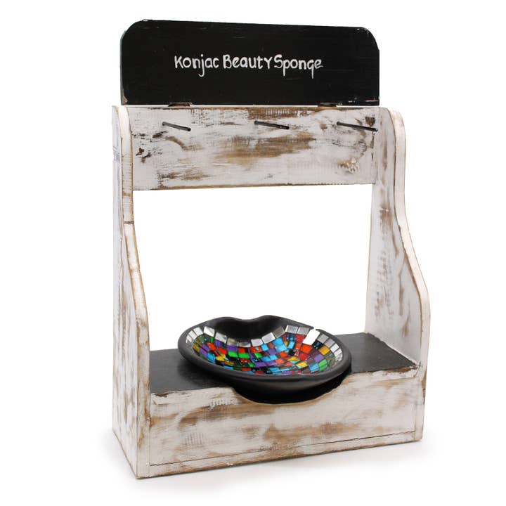 Konjac Sponge Display Stand for wholesale by Ancient Wisdom