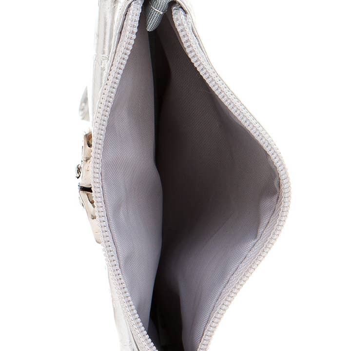 AMPERE CREATIONS - Wholesale Wristlet - Brighton Vegan Leather Inspired Croco Imitation Wristlet Bag21