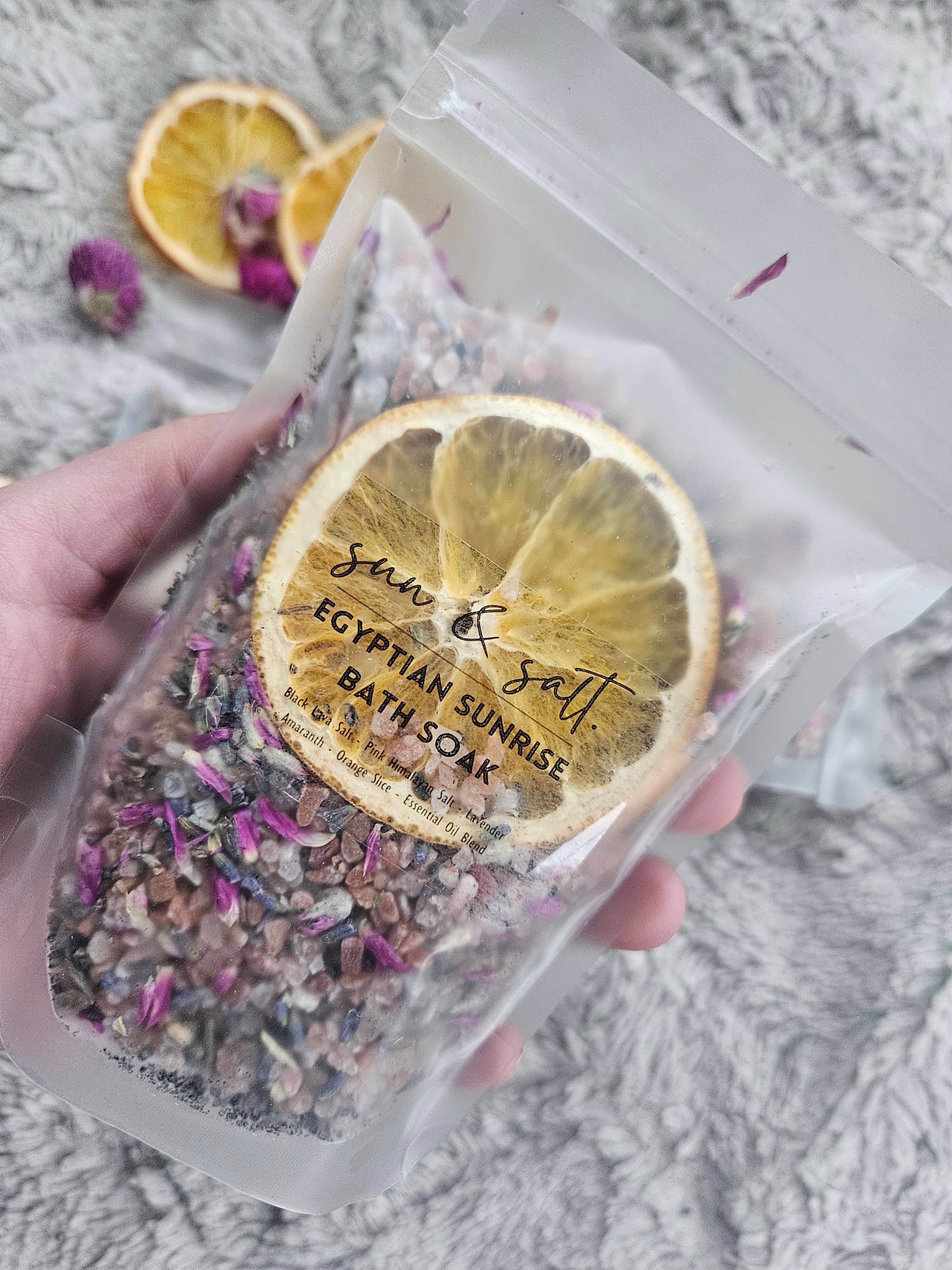 Lux&Lou - Wholesale Bath soak/milk - Egyptian Sunrise Bath Soak - Natural Bath Salt3