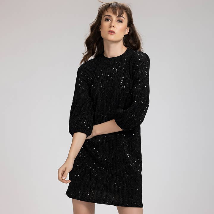 Julfest Sequined klänning för wholesale av Benares