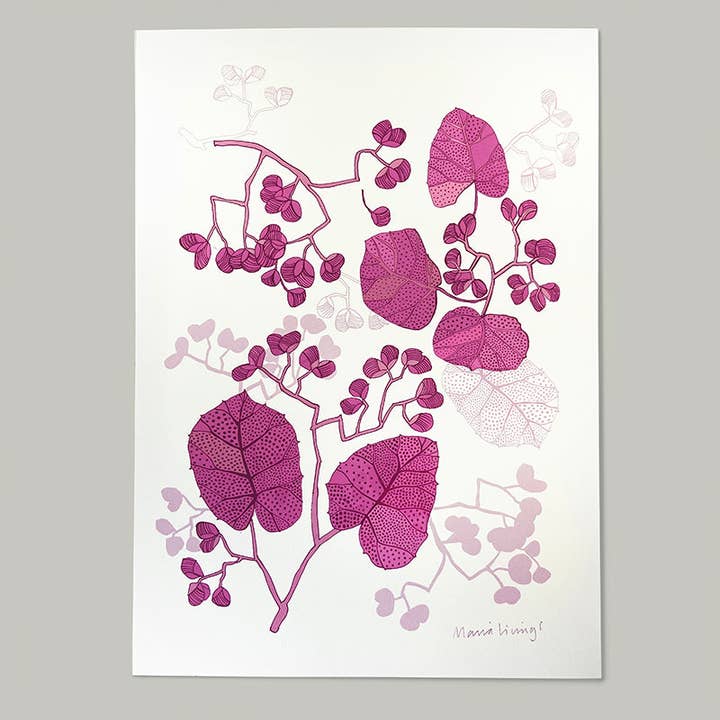 Begonia Print for wholesale by Lush Designs