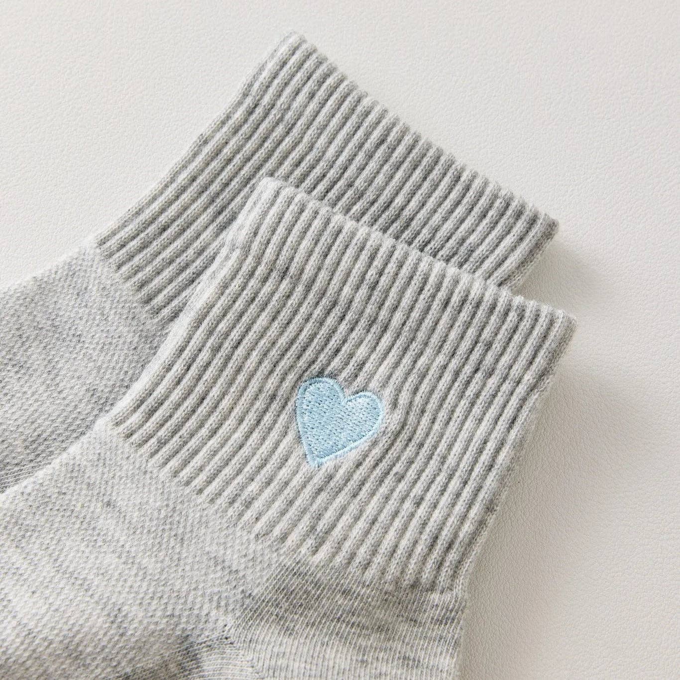 Tites Chaussettes – Großhandel Socken – Damen – Damen Socken Herz Blau I 35-411