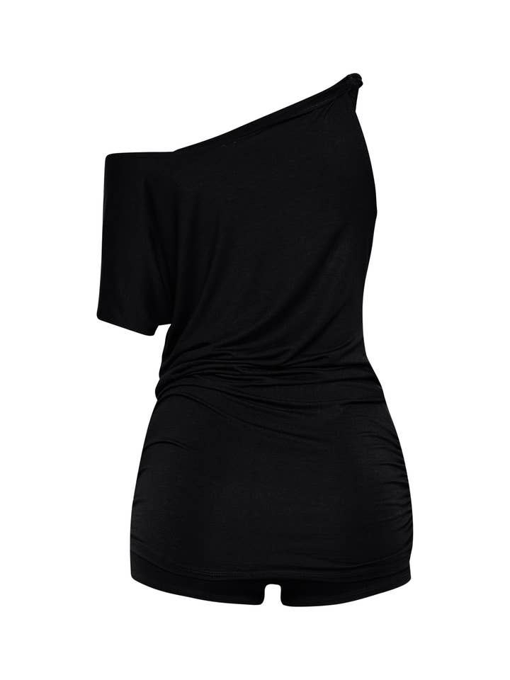 K Too - Wholesale Top & Short Set (NOT Loungewear) - Women's - Off shoulder top & shorts set2