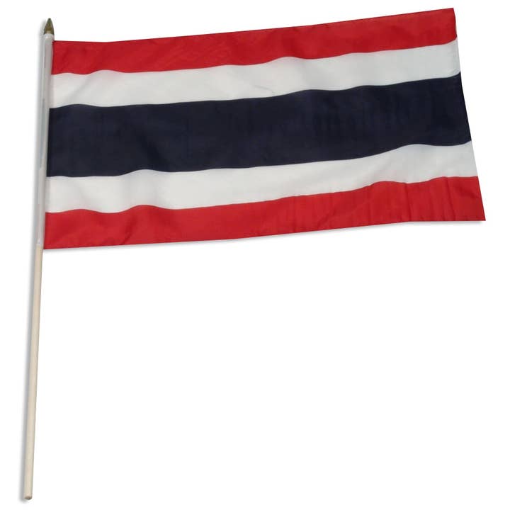 Thailand 12in x 18in Mounted Flag for wholesale by 1-800 Flags