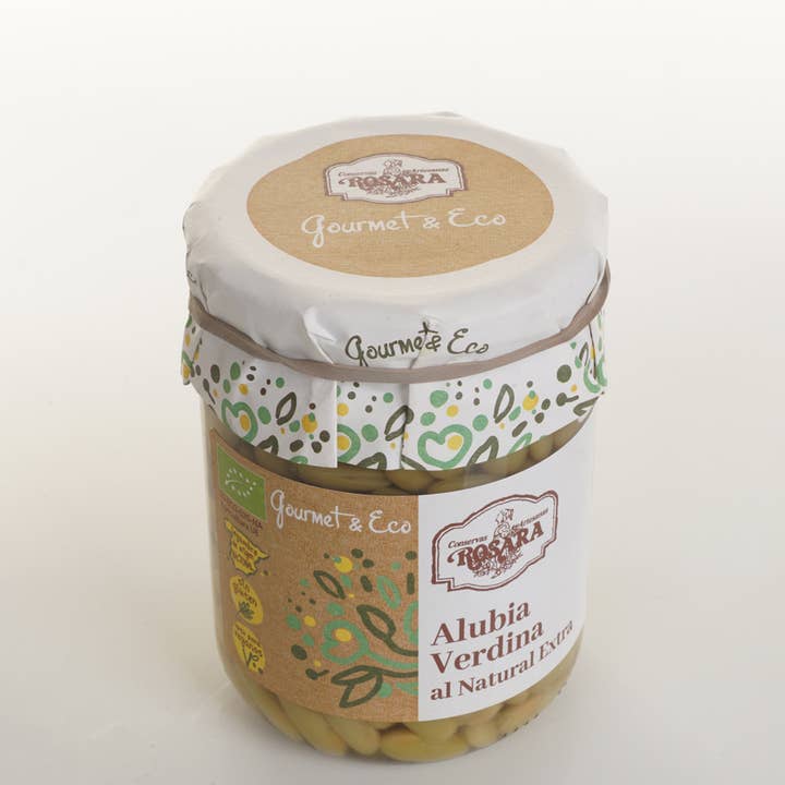 Conservas Rosara - Wholesale Beans - ORGANIC VERDINA BEANS JAR 445 ml.1