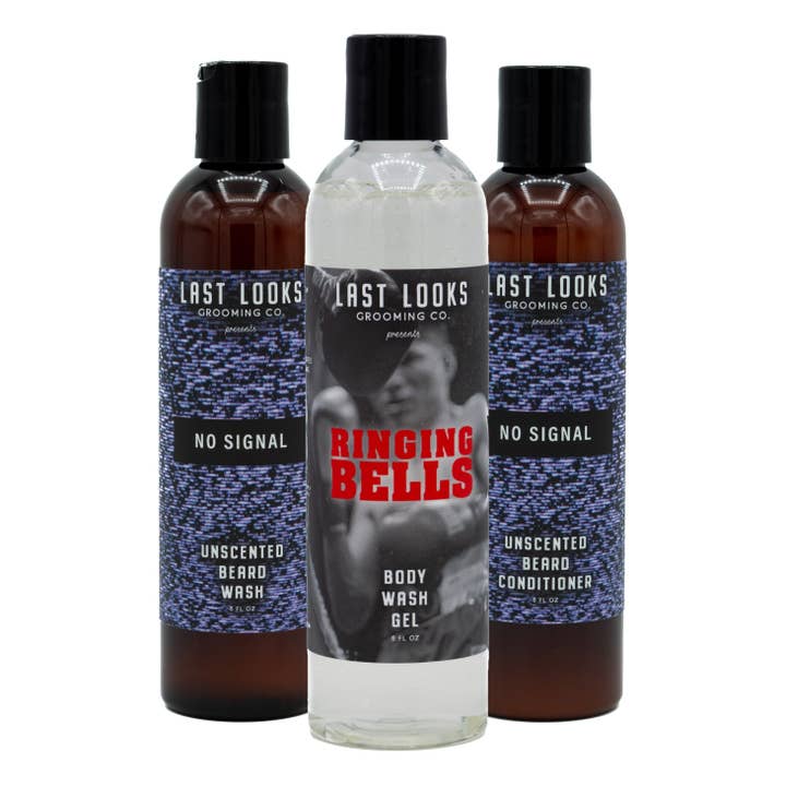 Baard- en lichaamsdoucheset - Body Wash Gel, Baardwas en Baardconditioner voor wholesale door Last Looks Grooming