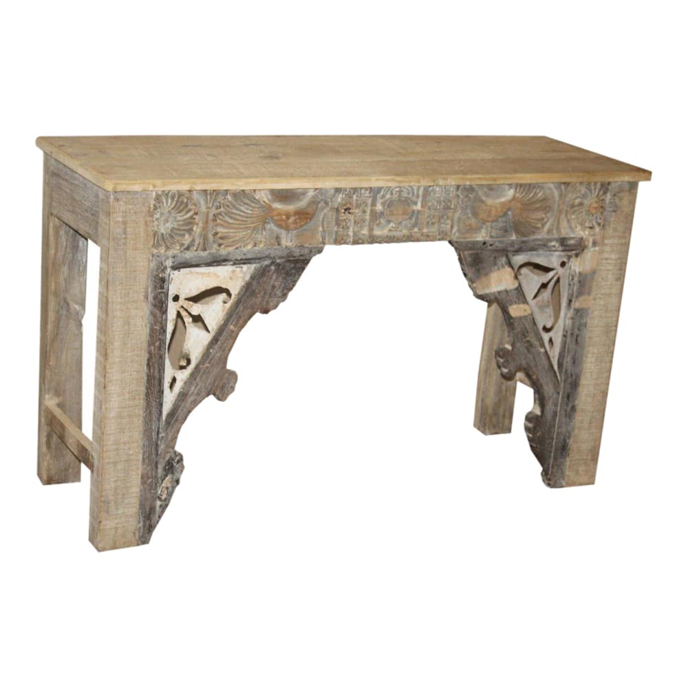 Ynde – wholesale Console table – Vintage Carved Wooden Console0