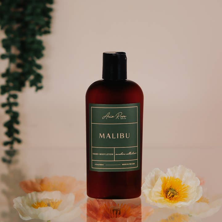 Aria Rose Bath Co - Wholesale Hand & Body Lotion - Malibu Hand + Body Lotion - Sunshine Collection