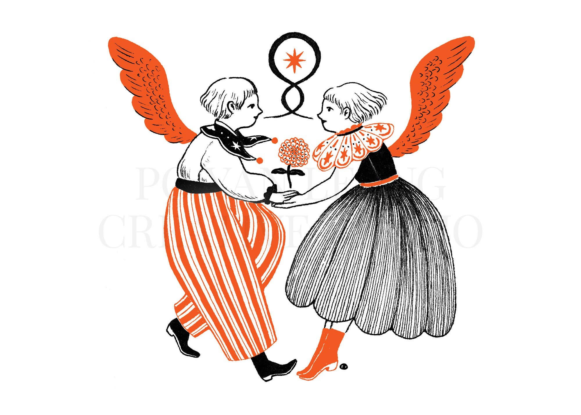 Po Yan Leung - Wholesale Sticker - "Gemini" Vinyl Sticker2