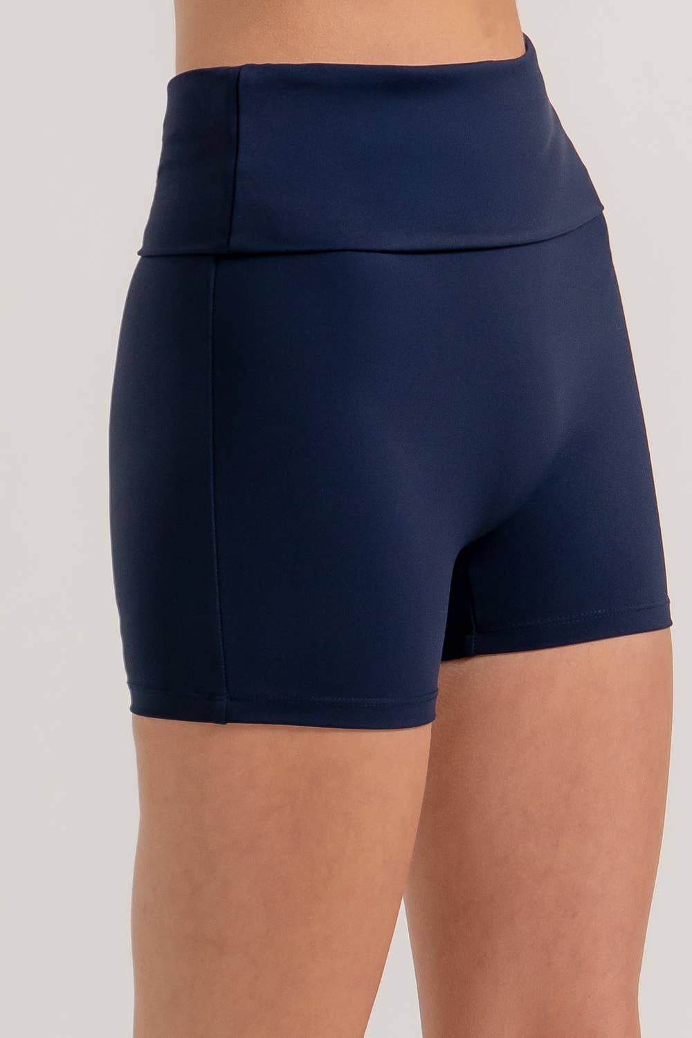 Active Basic | Active USA – wholesale Athletic shorts – Women's – Waist Fold-Over Active Bike Shorts20