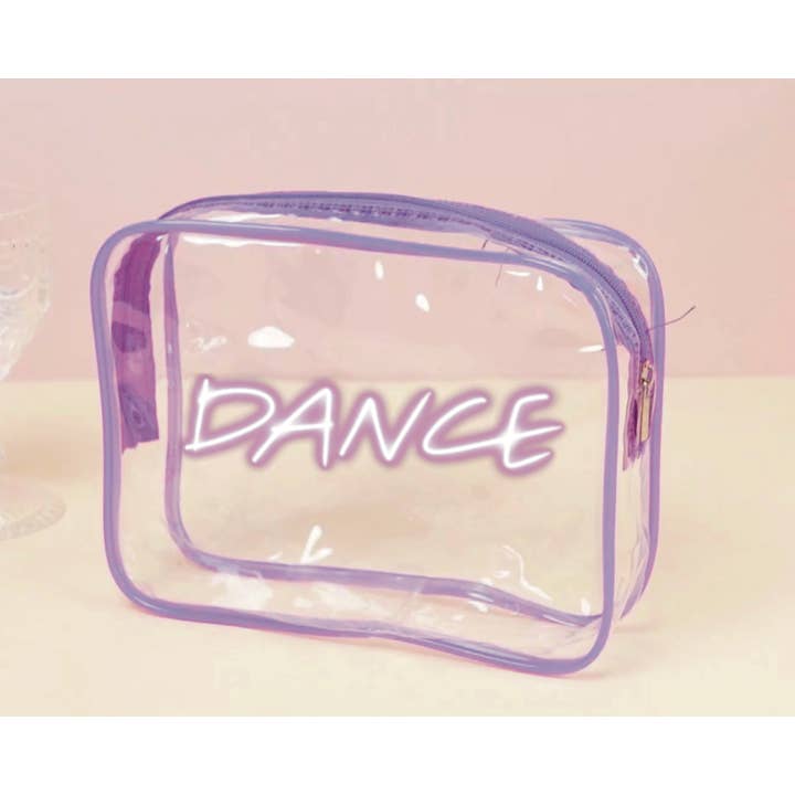 REMOVED BRAND – bolsa de maquilhagem e cosméticos por atacado – Dance Gift Saco cosmético transparente para maquilhagem e bolsa com zíper 1
