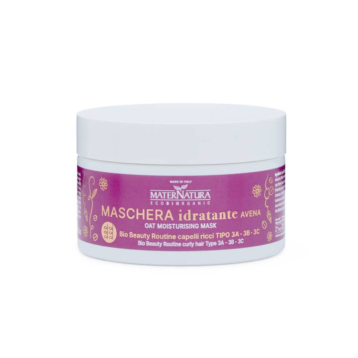 MaterNatura - Vendita all'ingrosso Maschere per capelli - Maschera idratante avena CAPELLI RICCI
