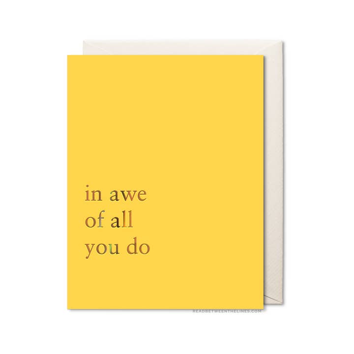 In Awe Card for wholesale by Read Between The Lines®