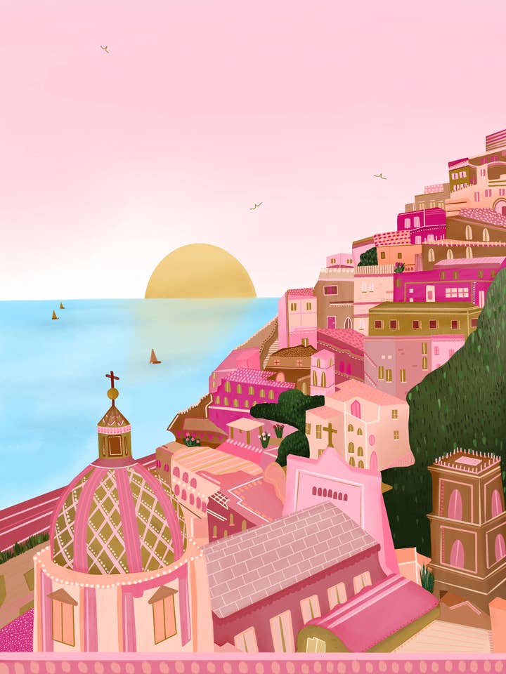 Positano for wholesale by Millie Illustrates